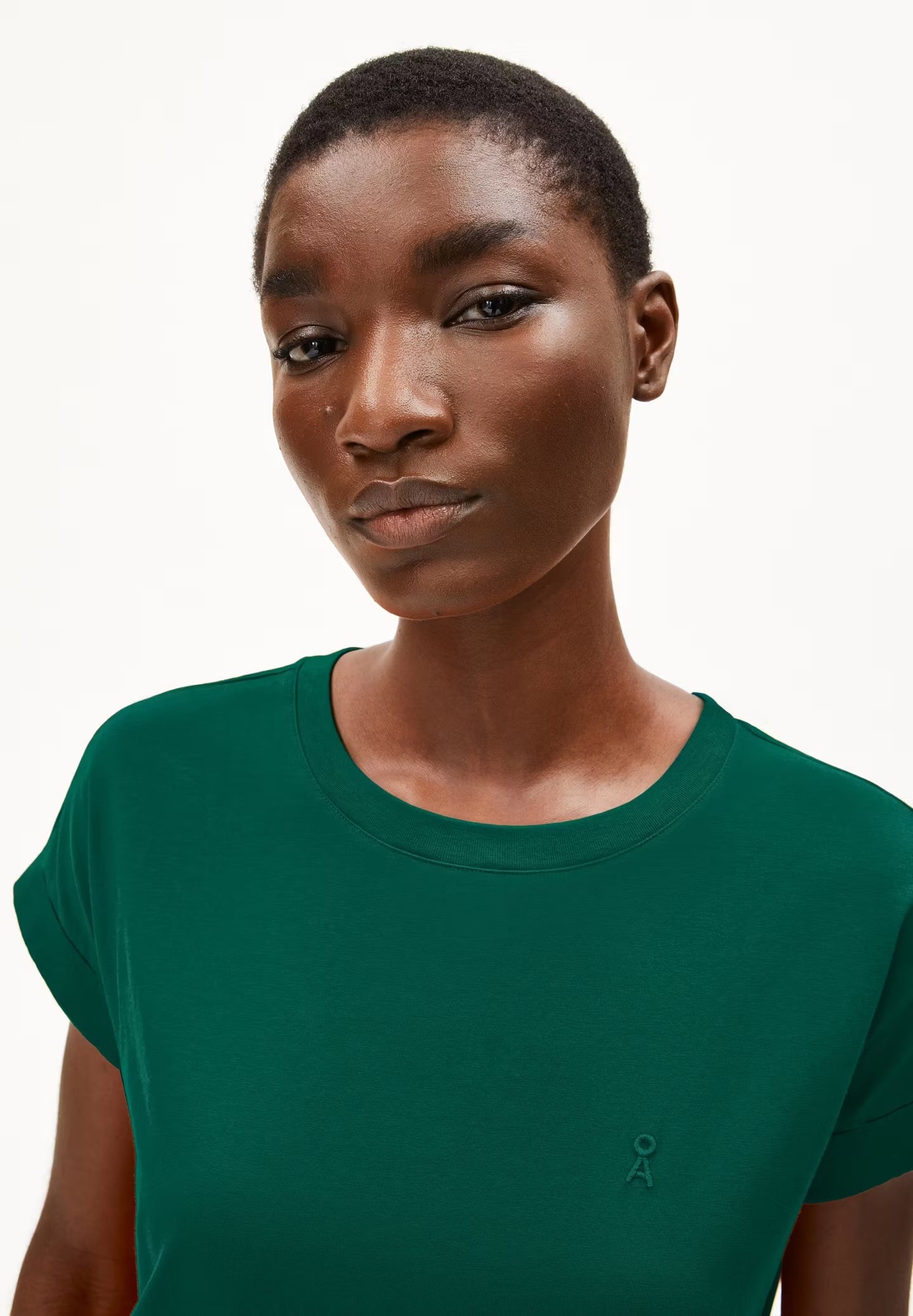 IDAARA ORGANIC COTTON T-SHIRT | EMERALD GREEN