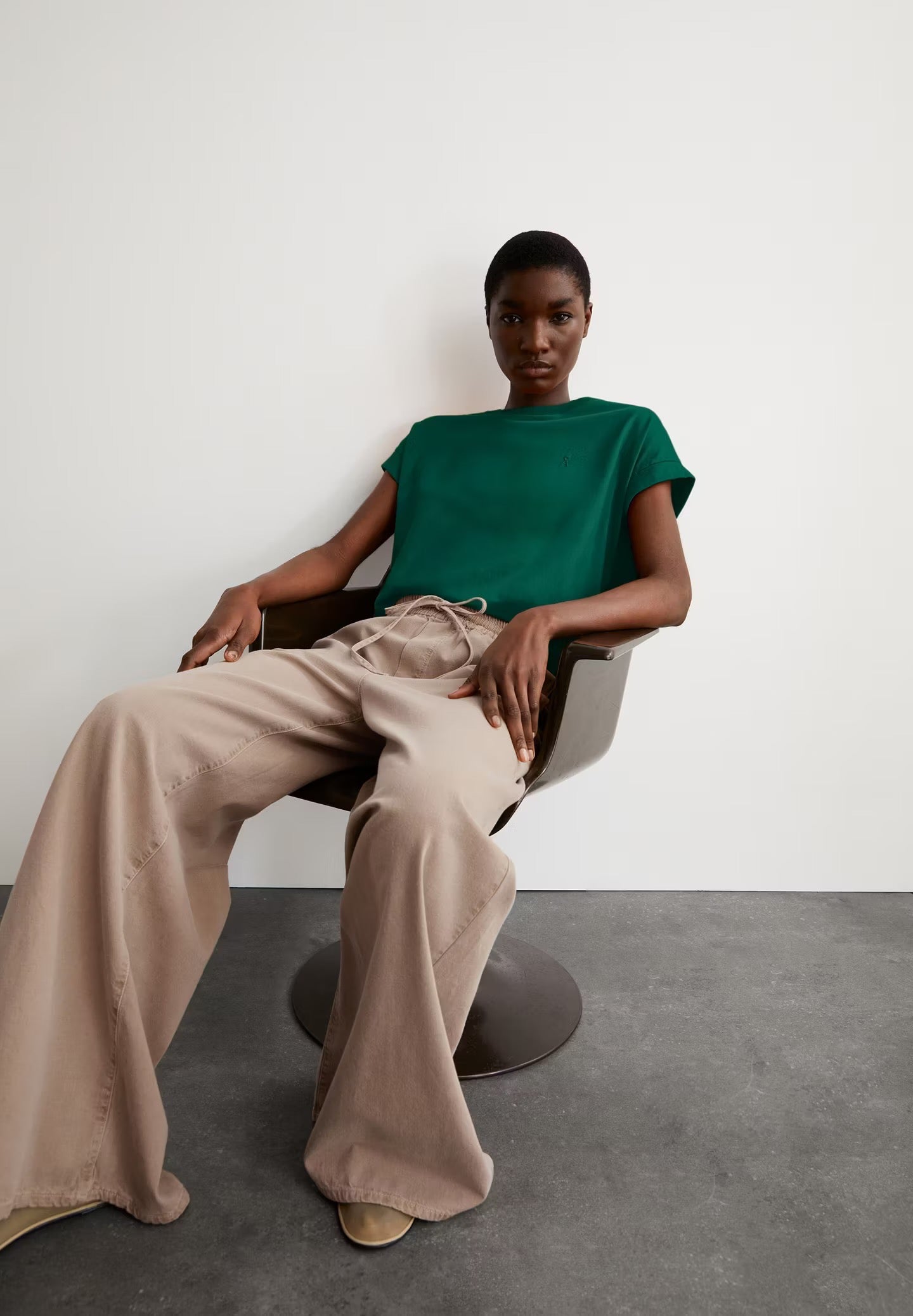 IDAARA ORGANIC COTTON T-SHIRT | EMERALD GREEN