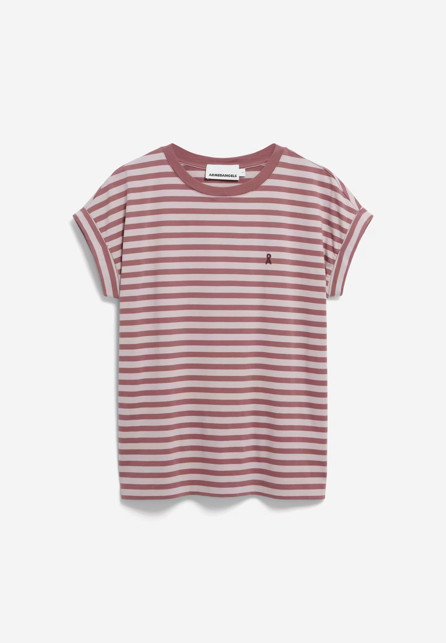 IDAARA ORGANIC COTTON T-SHIRT | ICE GRAPE-DARK BERRY