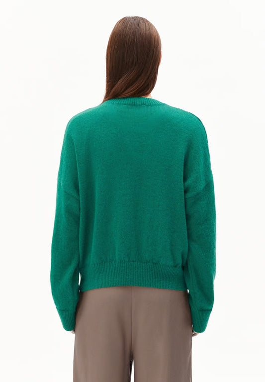 SURI INARIAAS MOHAIR WOOL MIX JUMPER | EMERALD GREEN