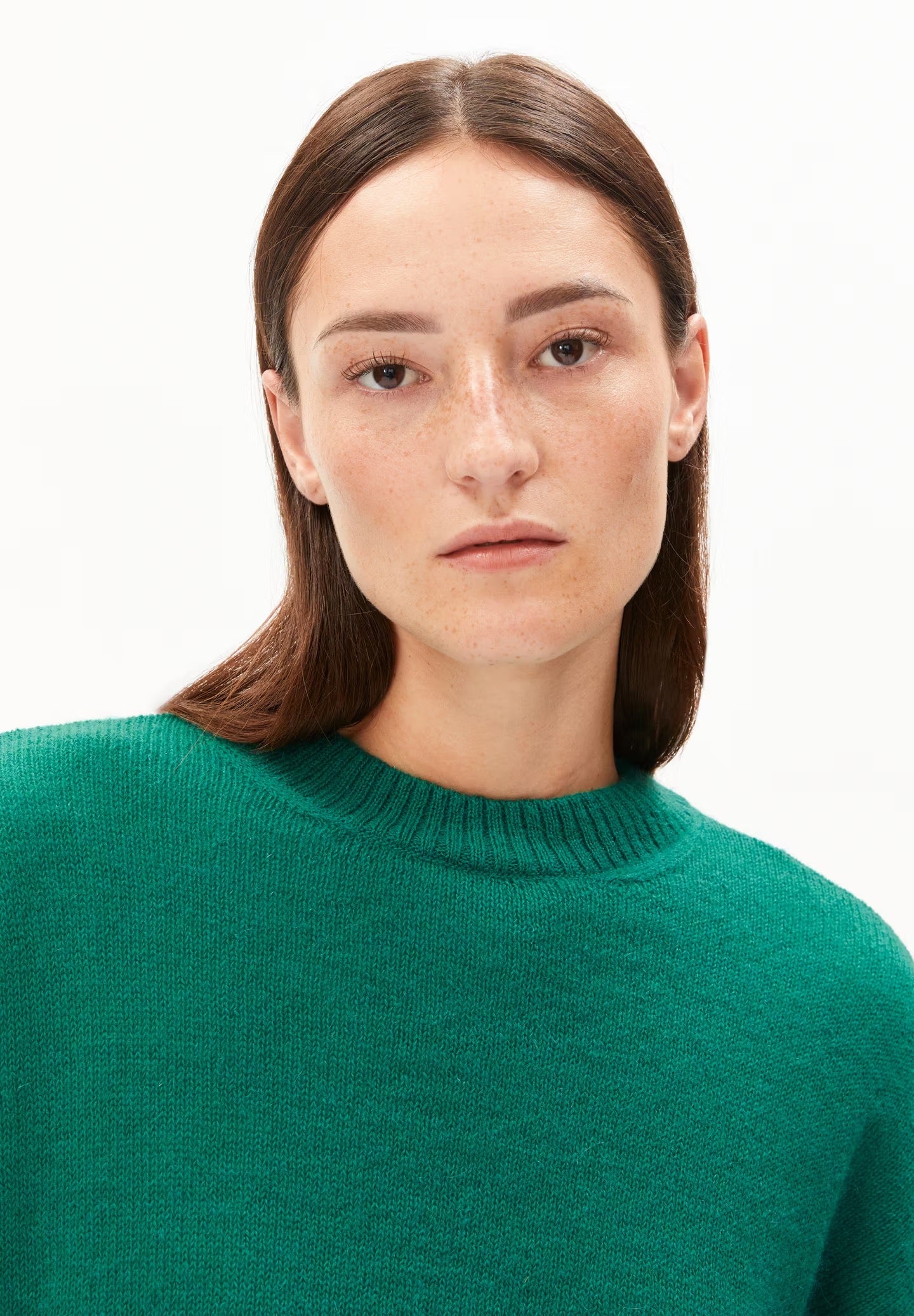 SURI INARIAAS MOHAIR WOOL MIX JUMPER | EMERALD GREEN