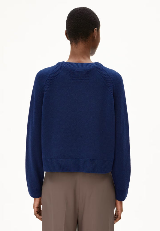 DILIRIAA REGLANA WOOL JUMPER | BLUE NOON