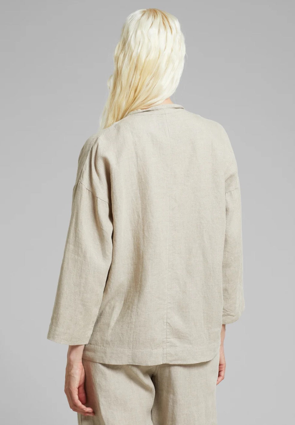 TANTO LOOSE LINEN BLAZER | ECRU