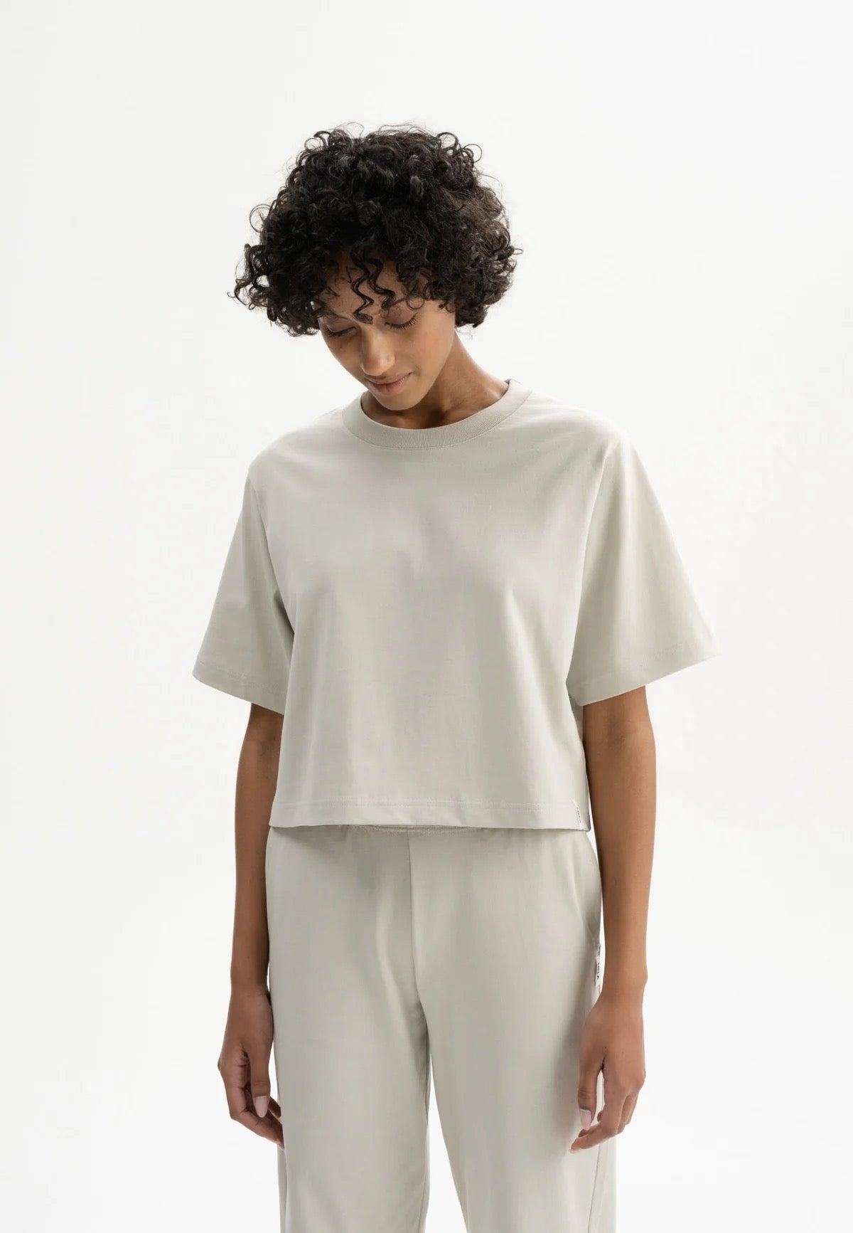 JOSHNA ORGANIC COTTON TEE | BIRCH