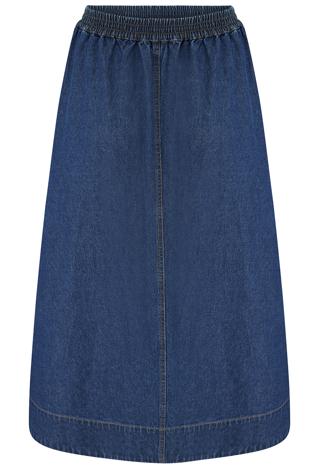 JOANNA MIDI SKIRT | DEEP BLUE DENIM