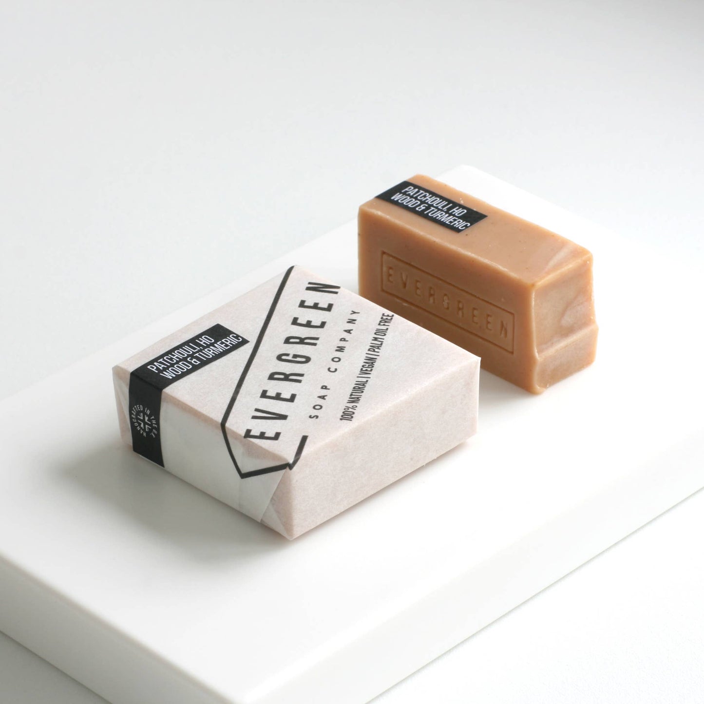 PATCHOULI, HO WOOD & TURMERIC 100% NATURAL SOAP