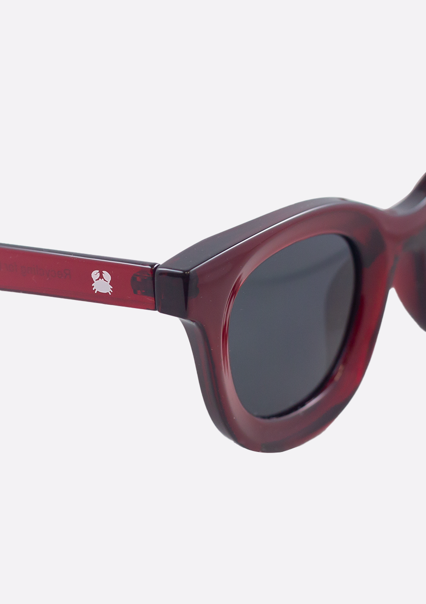 SUNGLASSES | LIBIA CRYSTAL DARK RED