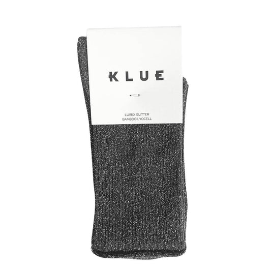 GLITTER LUREX ECO-FRIENDLY LYOCELL SOCKS | DARK GREY