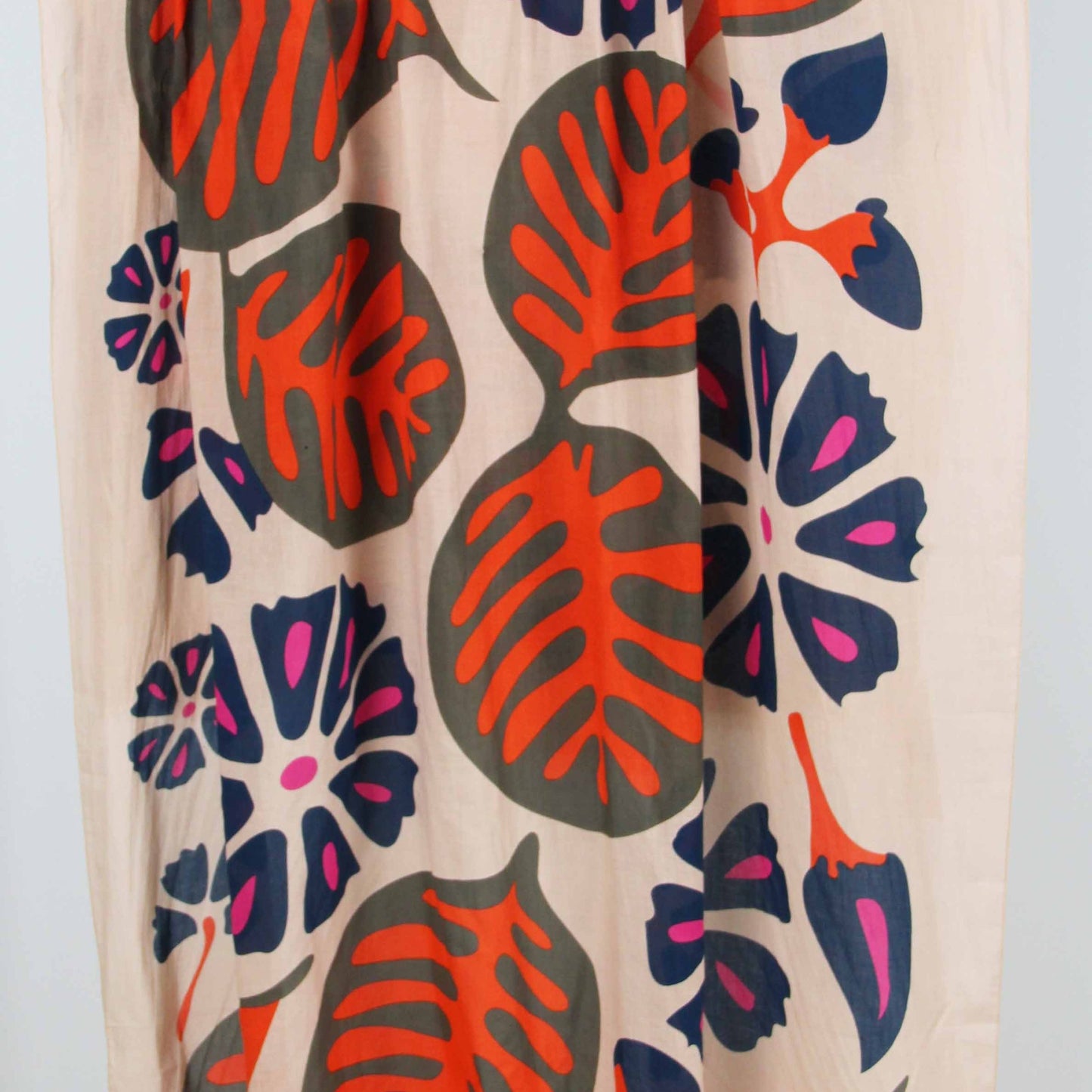 EQUATEUR ORGANIC COTTON SCARF || ORANGE