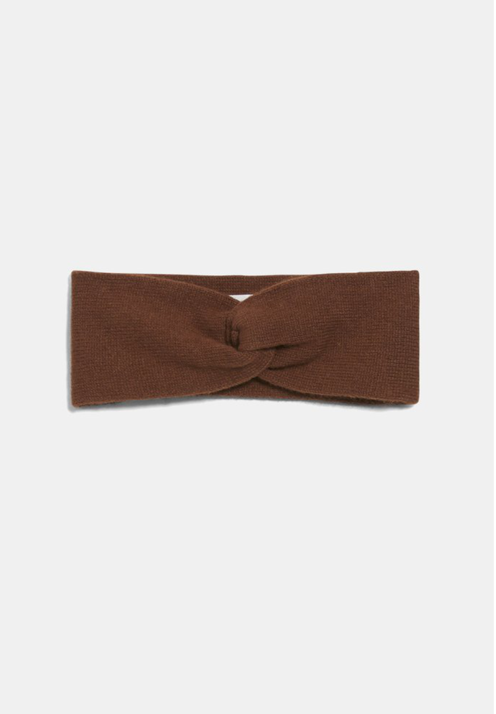 MARITAA ORGANIC COTTON WOOL MIX HEADBAND | CACAO