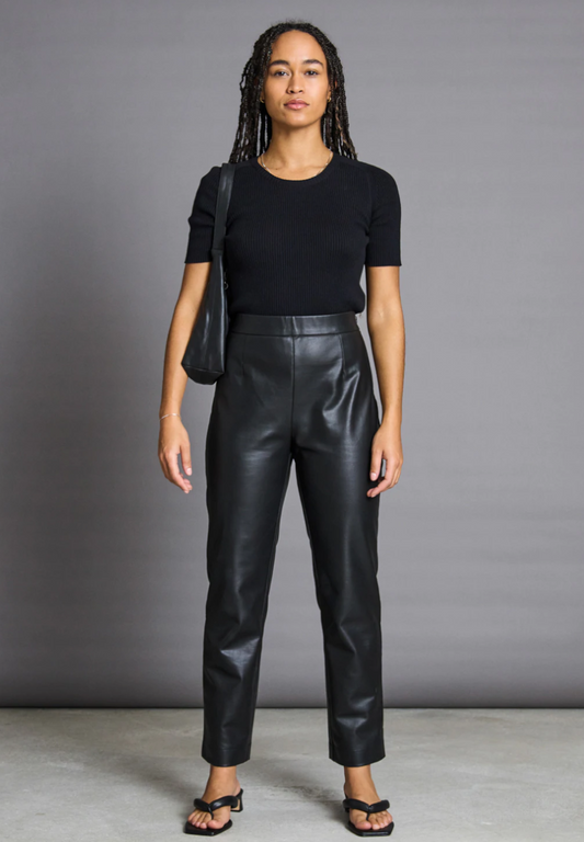 THE VEGAN COATED PANTS