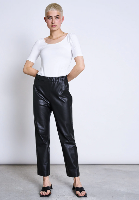 THE VEGAN COATED PANTS