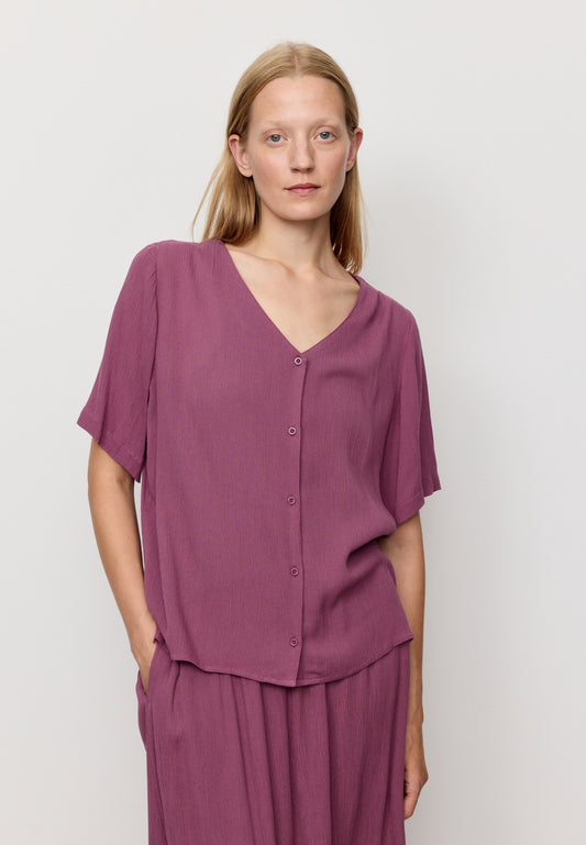 SPIREA LENZING™ ECOVERO™ BLOUSE | DARK TULIP