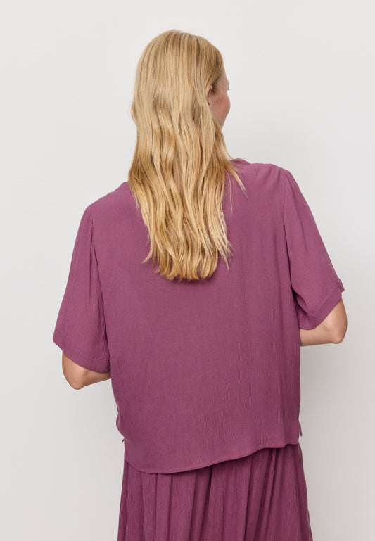 SPIREA LENZING™ ECOVERO™ BLOUSE | DARK TULIP
