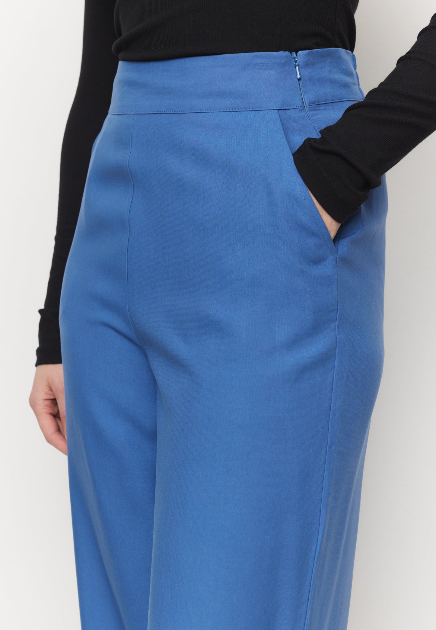 PILEA WIDE LEG TROUSERS | ELECTRIC BLUE