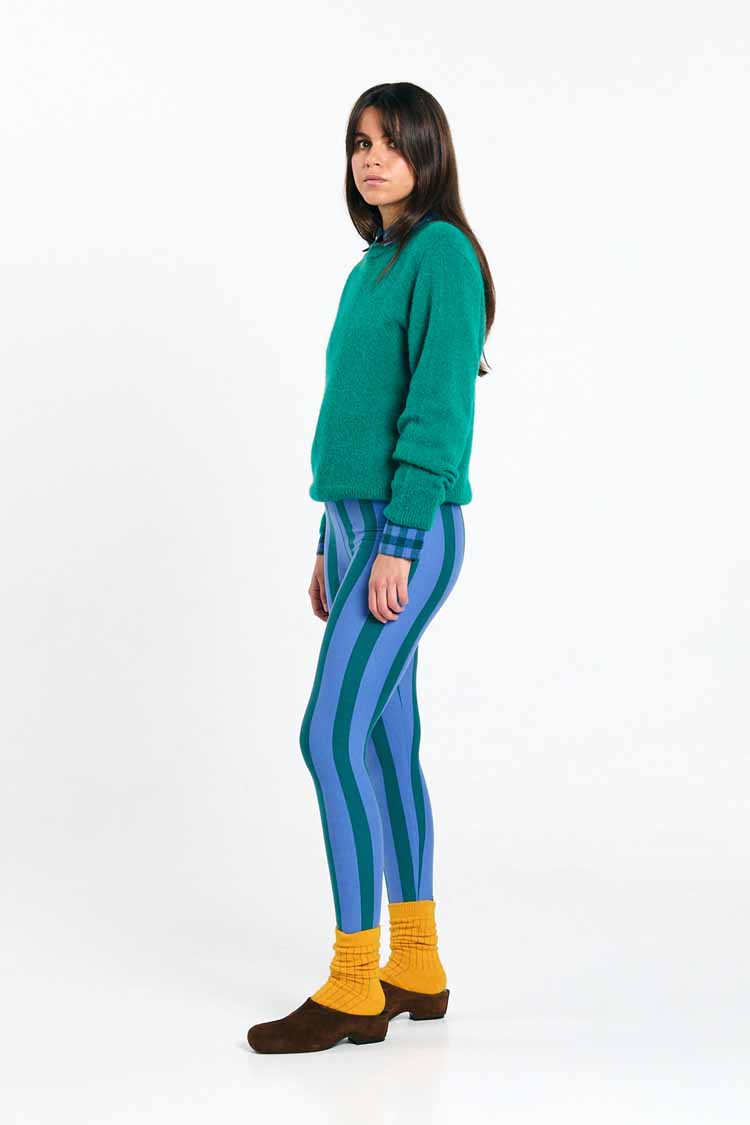 BABOL ALPACA AND MERINO WOOL BLEND JUMPER | EMERALD