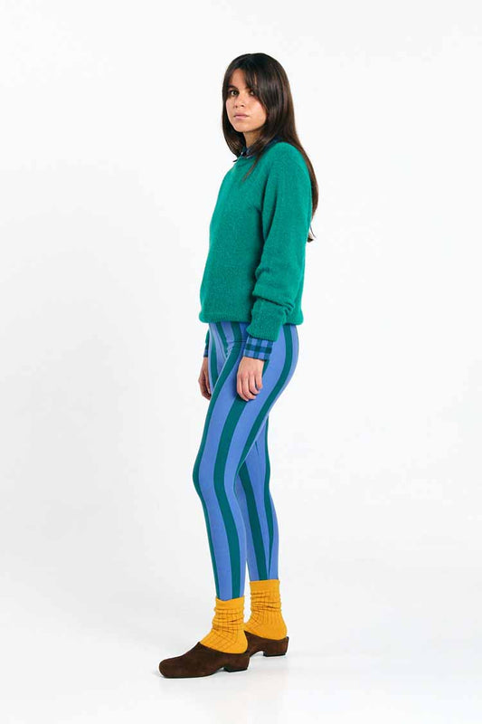 BABOL ALPACA AND MERINO WOOL BLEND JUMPER | EMERALD