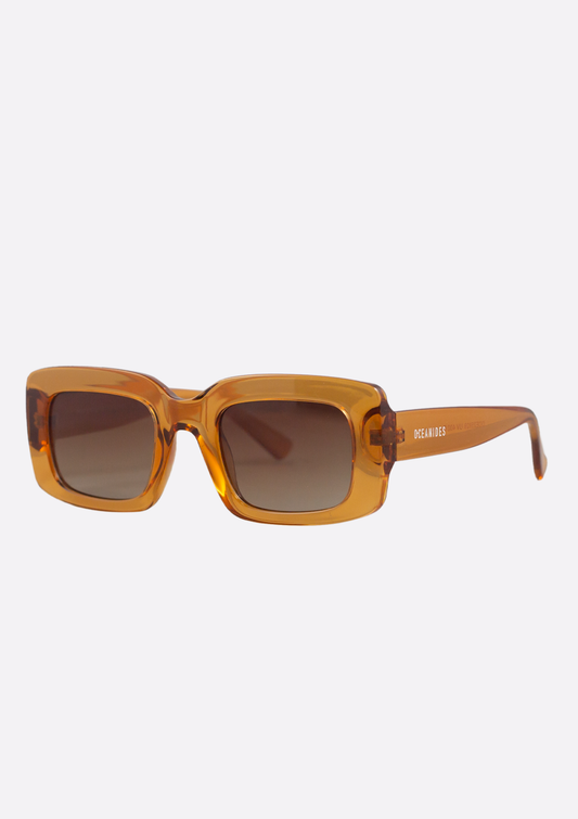 SUNGLASSES | IDA CRYSTAL ORANGE BROWN