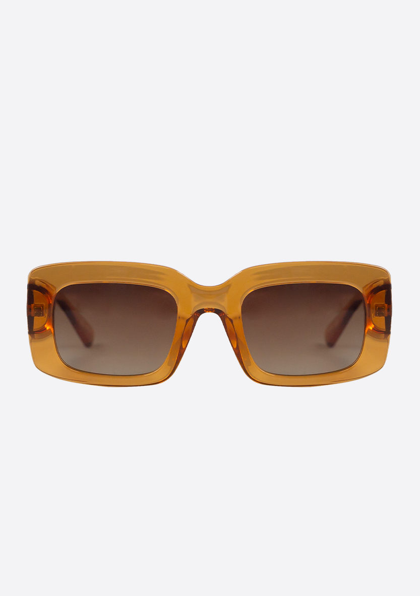 SUNGLASSES | IDA CRYSTAL ORANGE BROWN