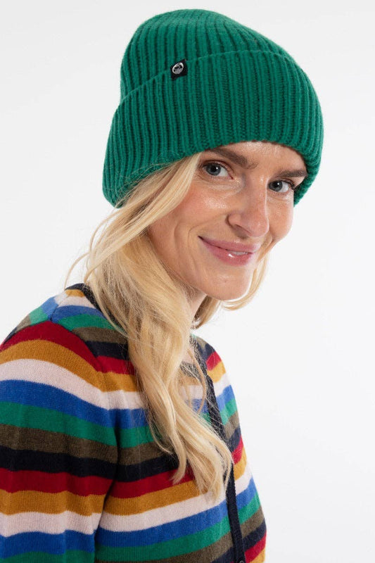 DANEWARM THOUGHTS MERINO WOOL BEANIE | GREEN