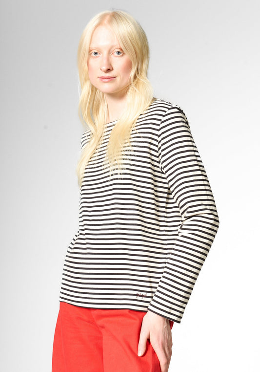 ICONIQUE STRIPED LONGSLEEVE TOP