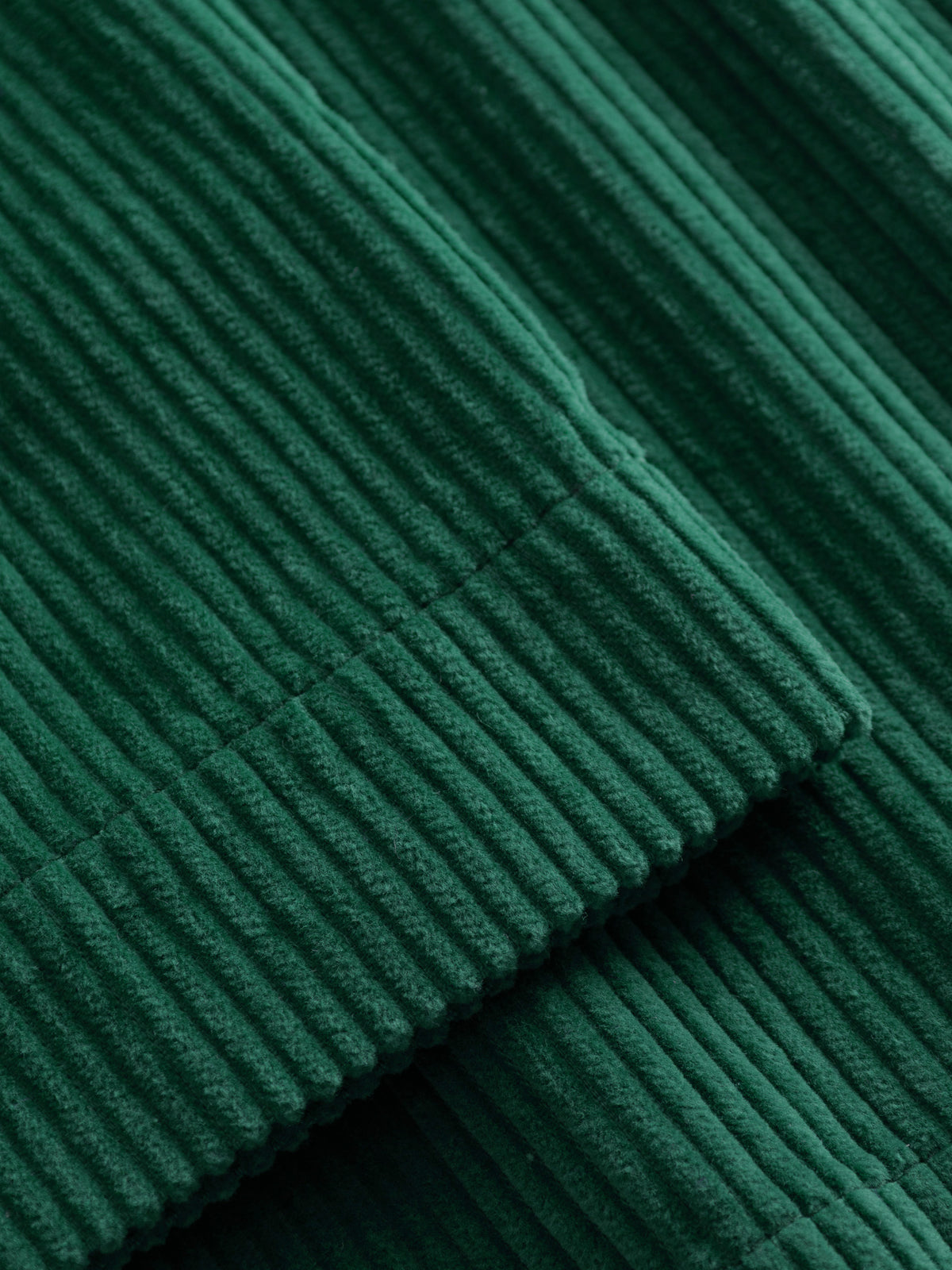 Mademoiselle YéYé Women’s Wide Leg Corduroy Trousers - Emerald Green