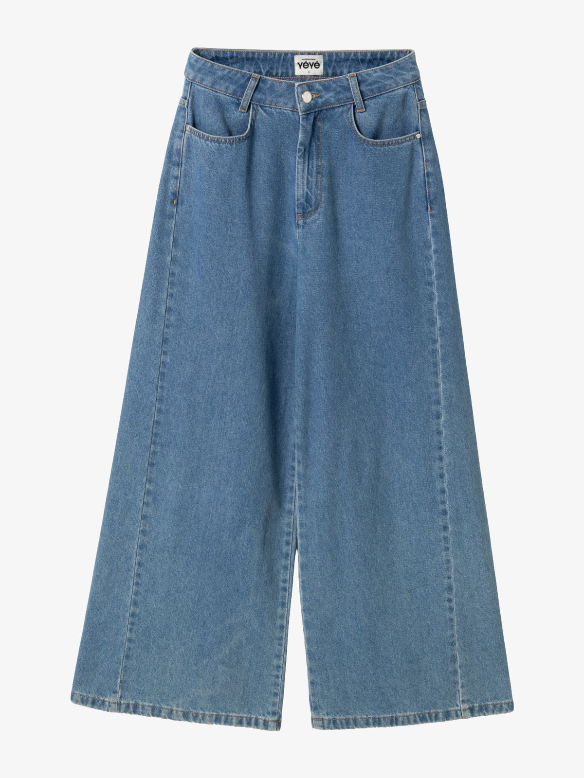 WIDE DIVISION DENIM TROUSERS