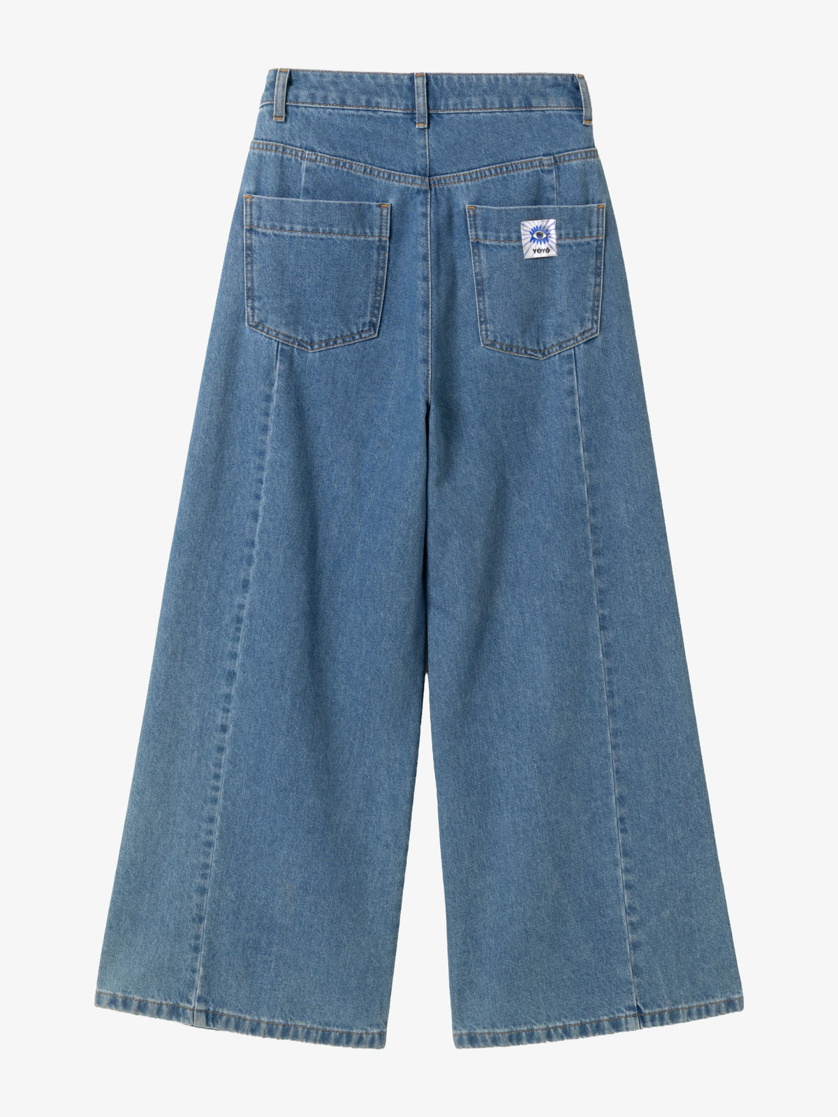 WIDE DIVISION DENIM TROUSERS