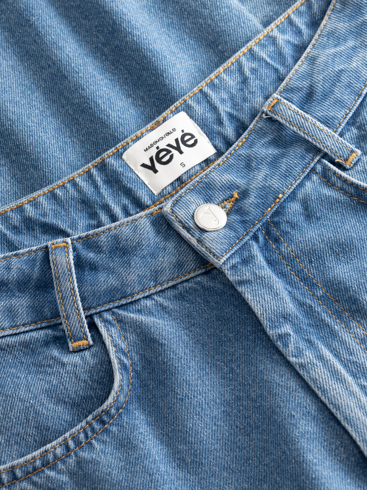 WIDE DIVISION DENIM TROUSERS