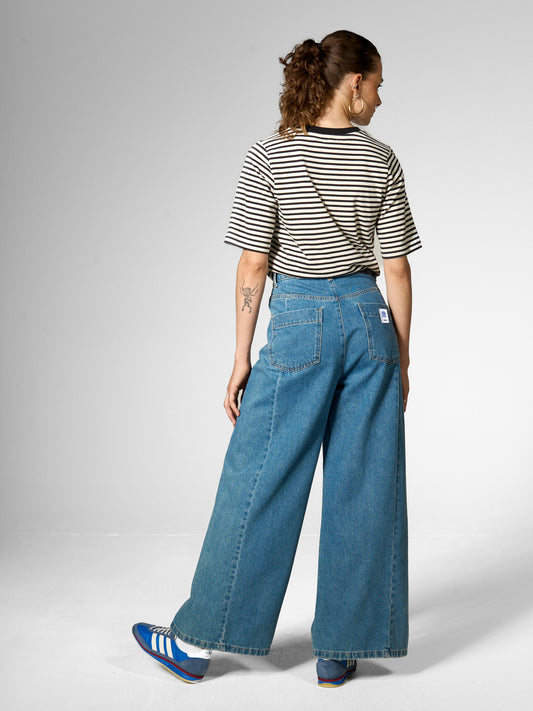 WIDE DIVISION DENIM TROUSERS