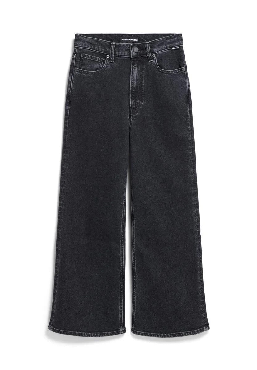 MURLIAA CROPPED JEANS | EBONY BLACK