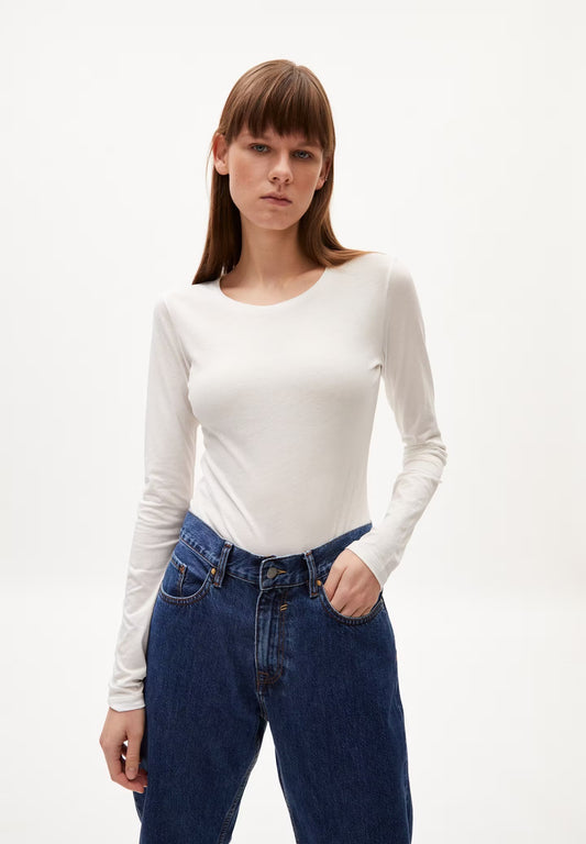 ENRICCAA SOFT LONGSLEEVE SLIM FIT | OFF WHITE