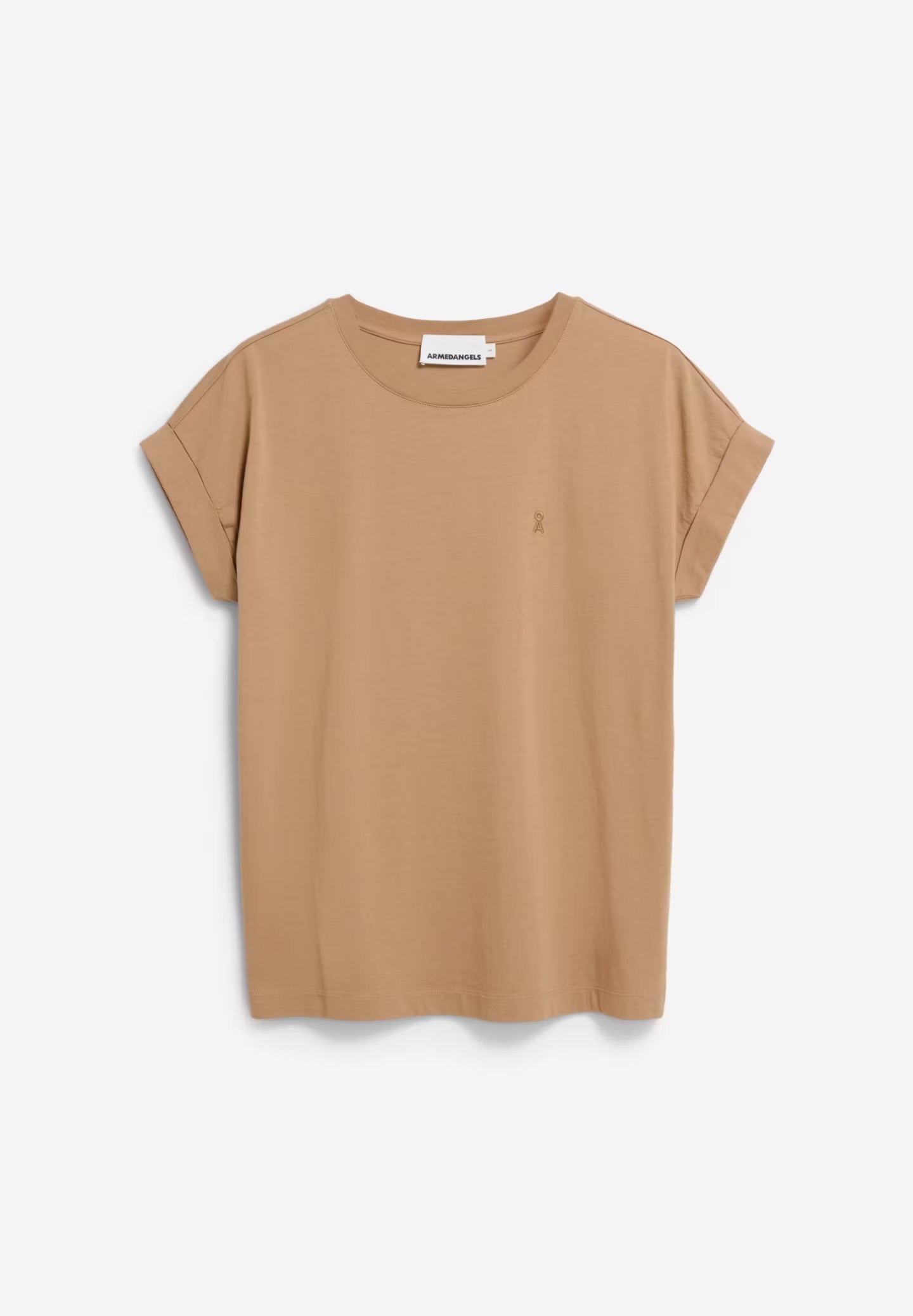 IDAARA ORGANIC COTTON T-SHIRT | PALE AMBER