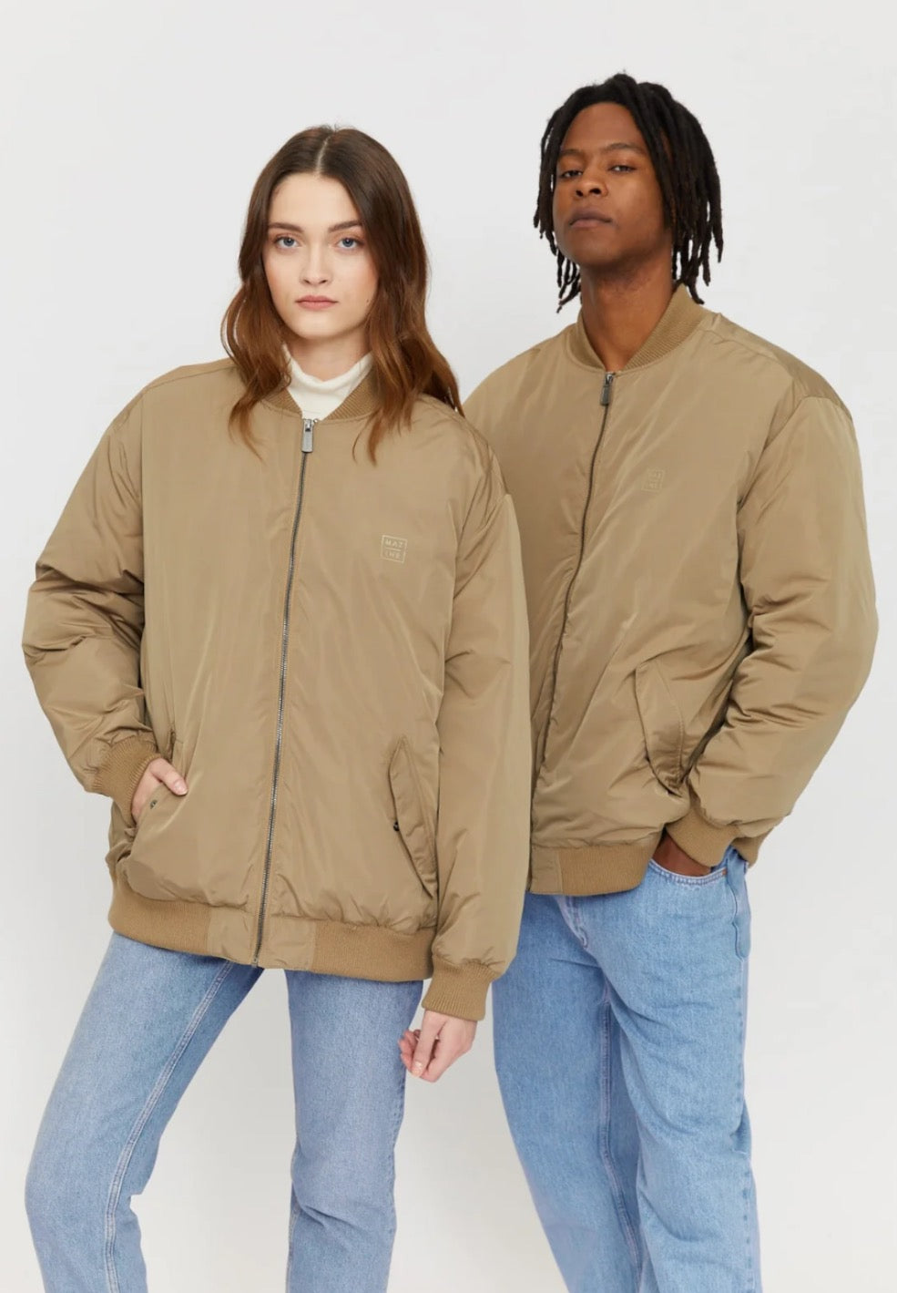 BELLIS BOMBER JACKET UNISEX | CLAY