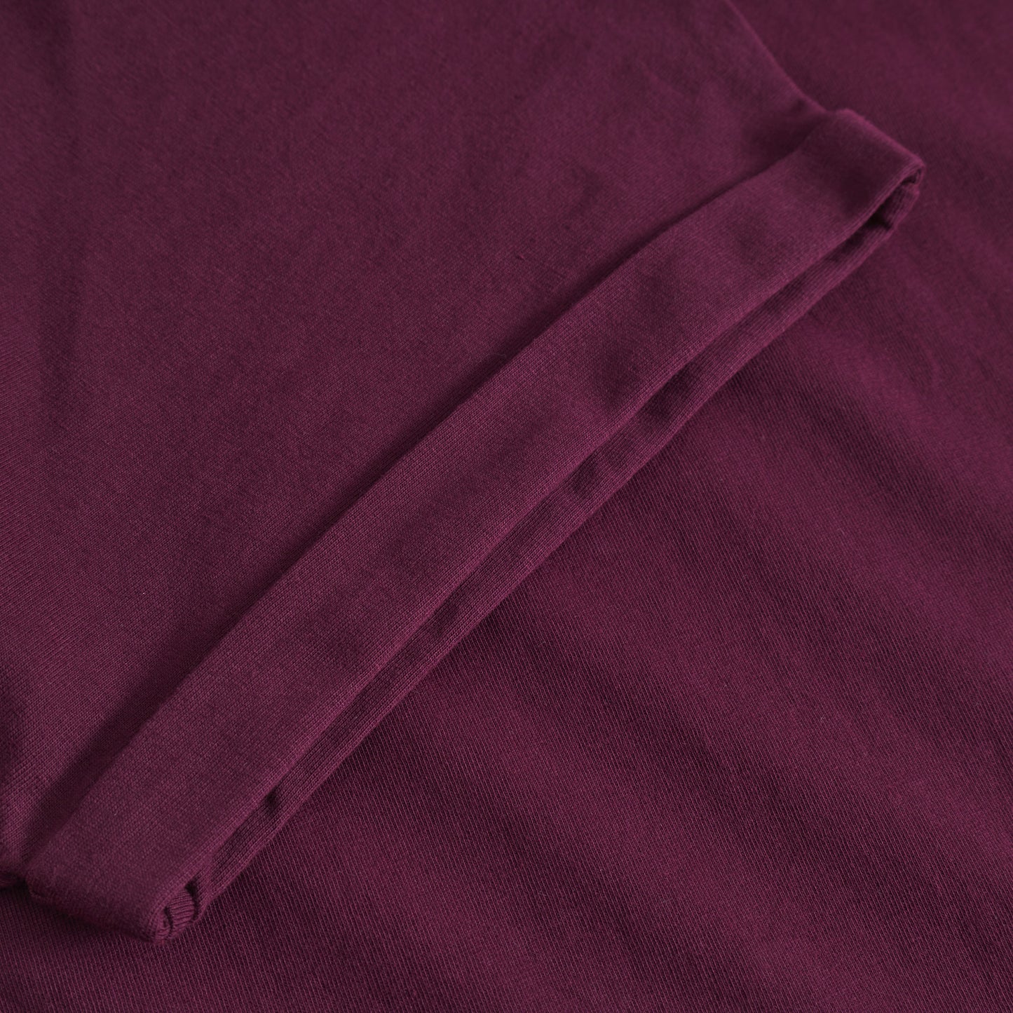 Close-up of a folded burgundy fabric