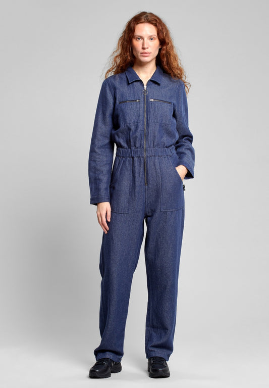HULTSFRED HEMP OVERALL | NAVY