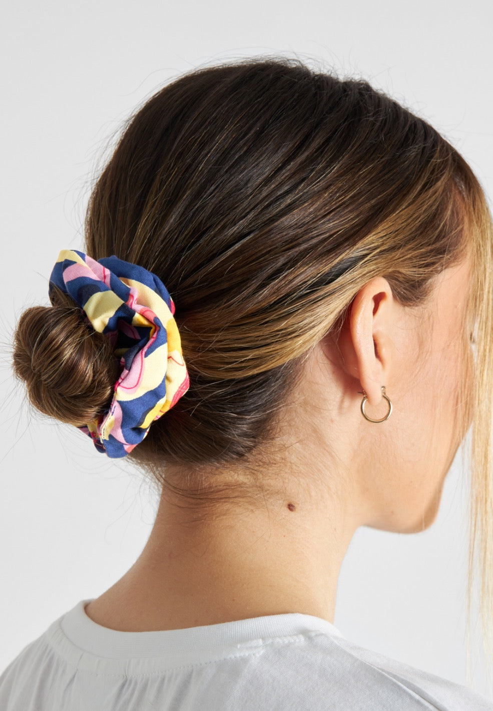 SCRUNCHIE TROPICAL COLLAGE MULTI COLOUR