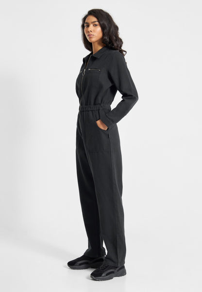 HULTSFRED ORGANIC COTTON OVERALL || BLACK