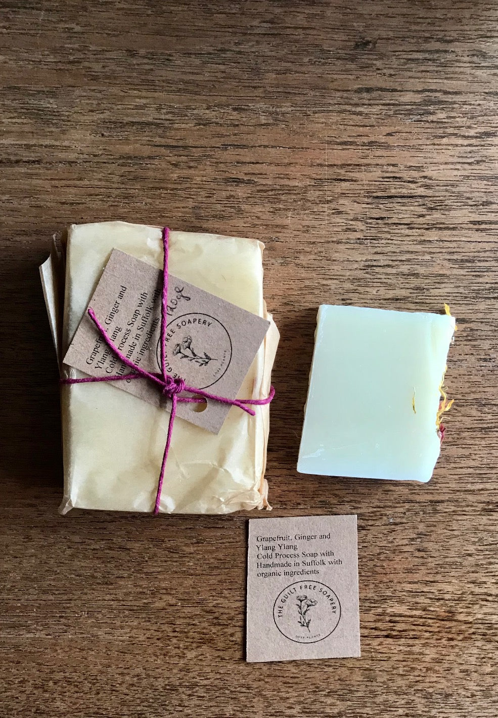 GRAPEFRUIT, GINGER AND YLANG YLANG SOAP