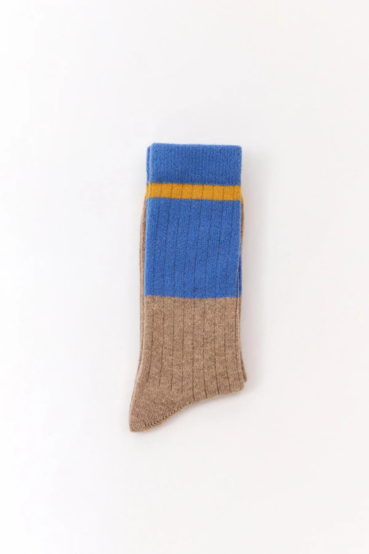 ANDES WOOL SOCKS | MUSTARD/ BLUE/ GREY