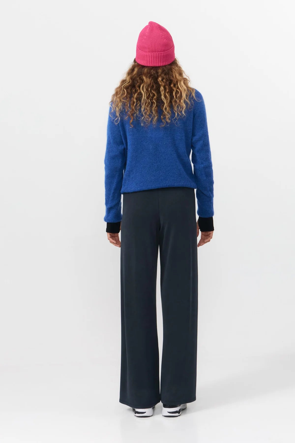 BABOL ALPACA AND MERINO WOOL BLEND JUMPER | BLUE