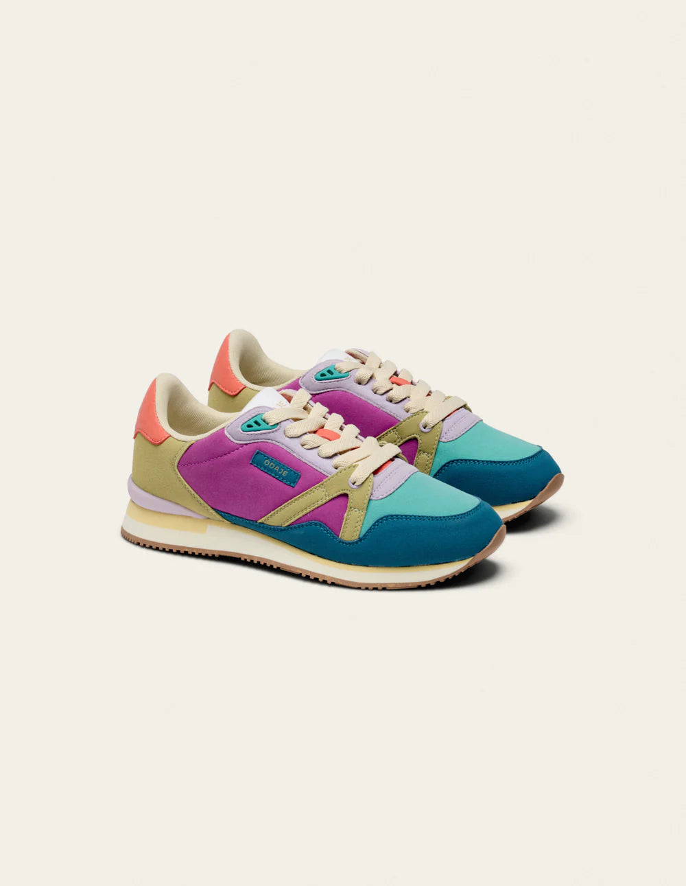 ANDRÉE LOW-TOP TRAINERS | LILAC WATER BLUE