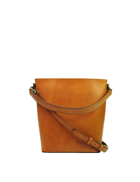 BOBBI BUCKET BAG MAXI || COGNAC CLASSIC LEATHER