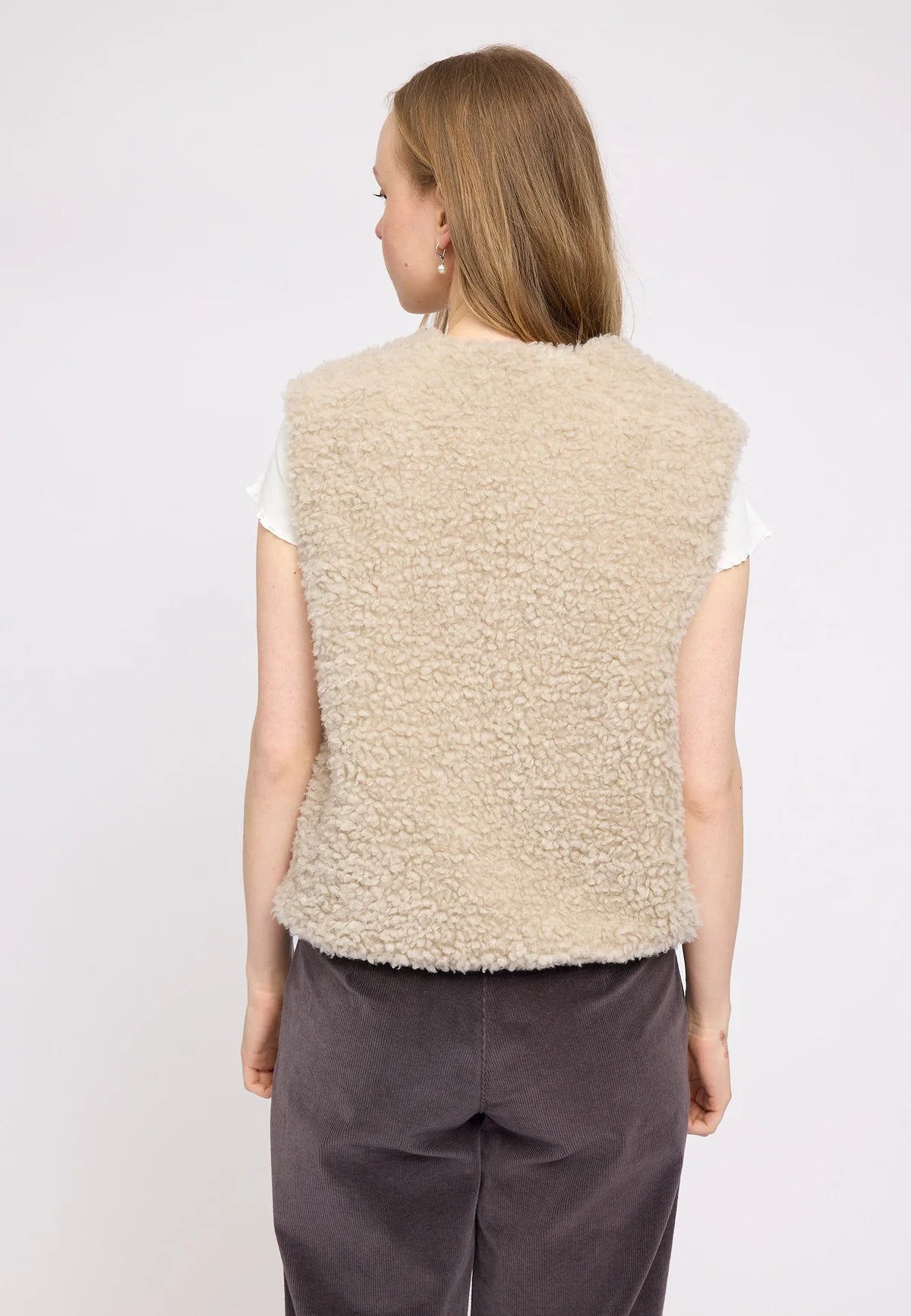 TEDDY GILET | NATURAL