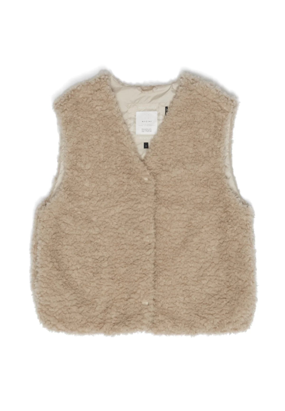TEDDY GILET | NATURAL