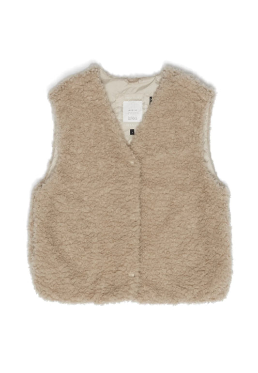 TEDDY GILET | NATURAL