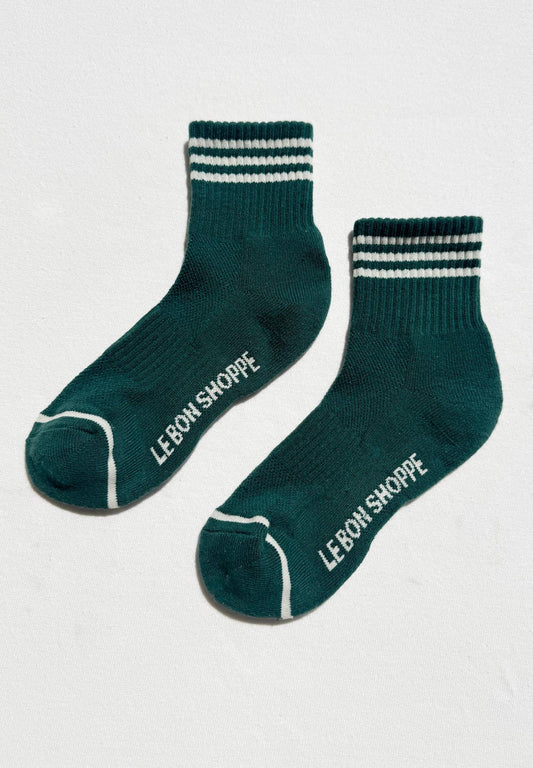 GIRLFRIEND SOCKS | HUNTER GREEN