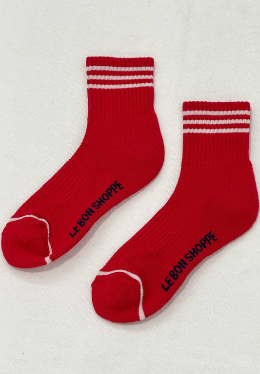 GIRLFRIEND SOCKS | SCARLET