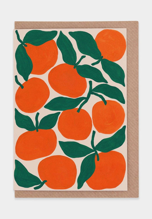 TANGERINES GREETING CARD