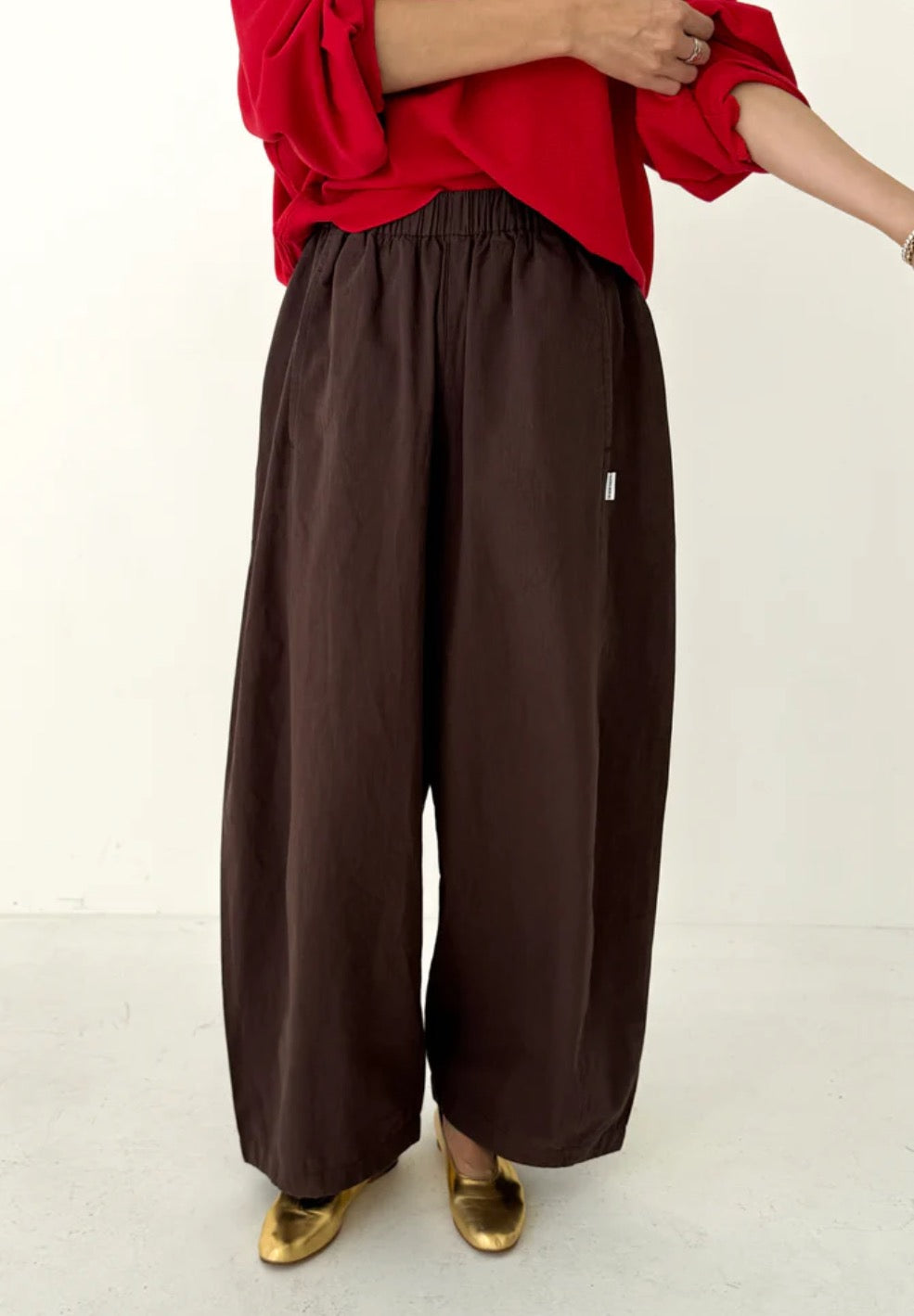 PARACHUTE PANTS | DARK BROWN